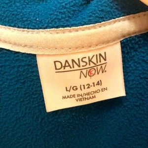 Teal, zip up fleece.